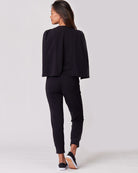 Trendy black maternity and nursing cape blazer, the best maternity clothes