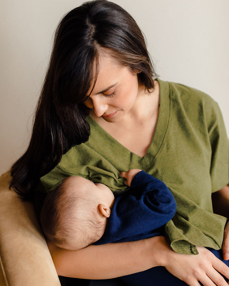 Olive Nursing Tee