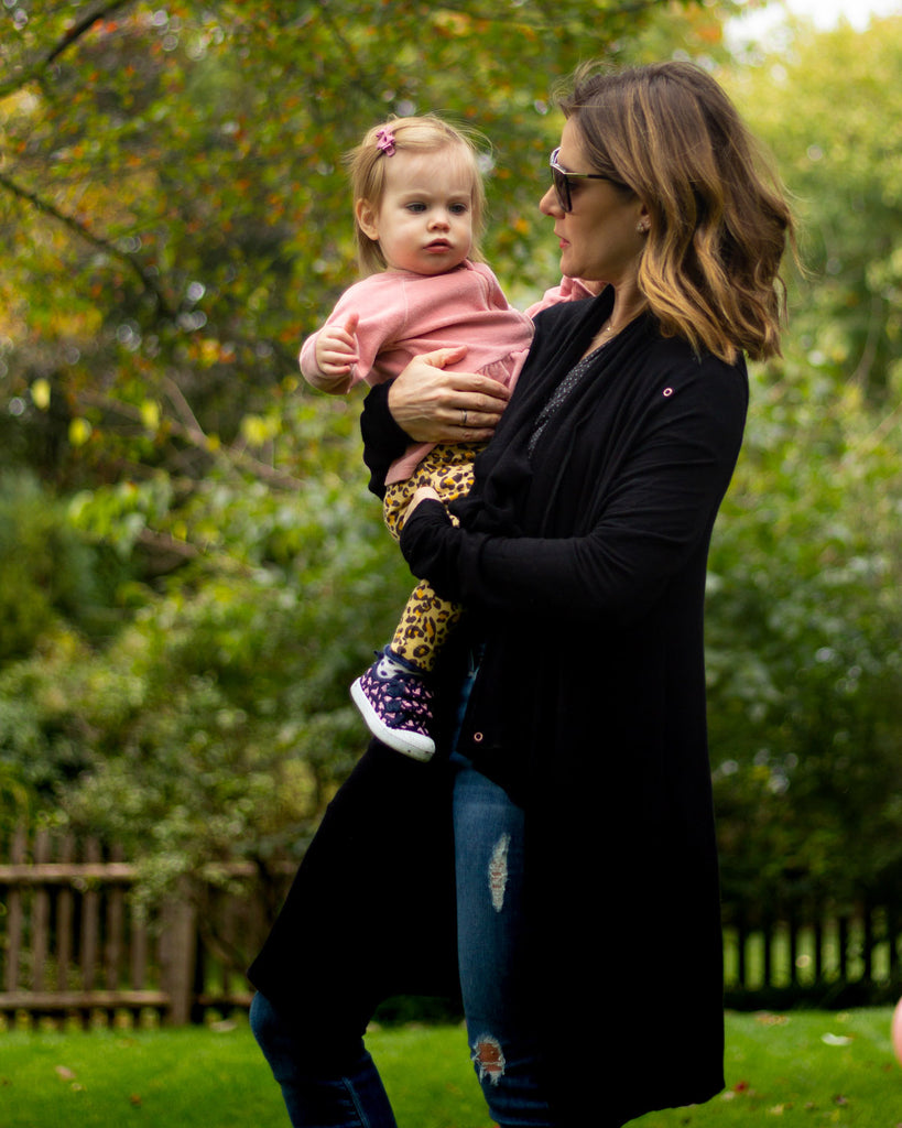 Versatile Black Maternity Cardigan - Ideal Pick among the Best Maternity Clothes